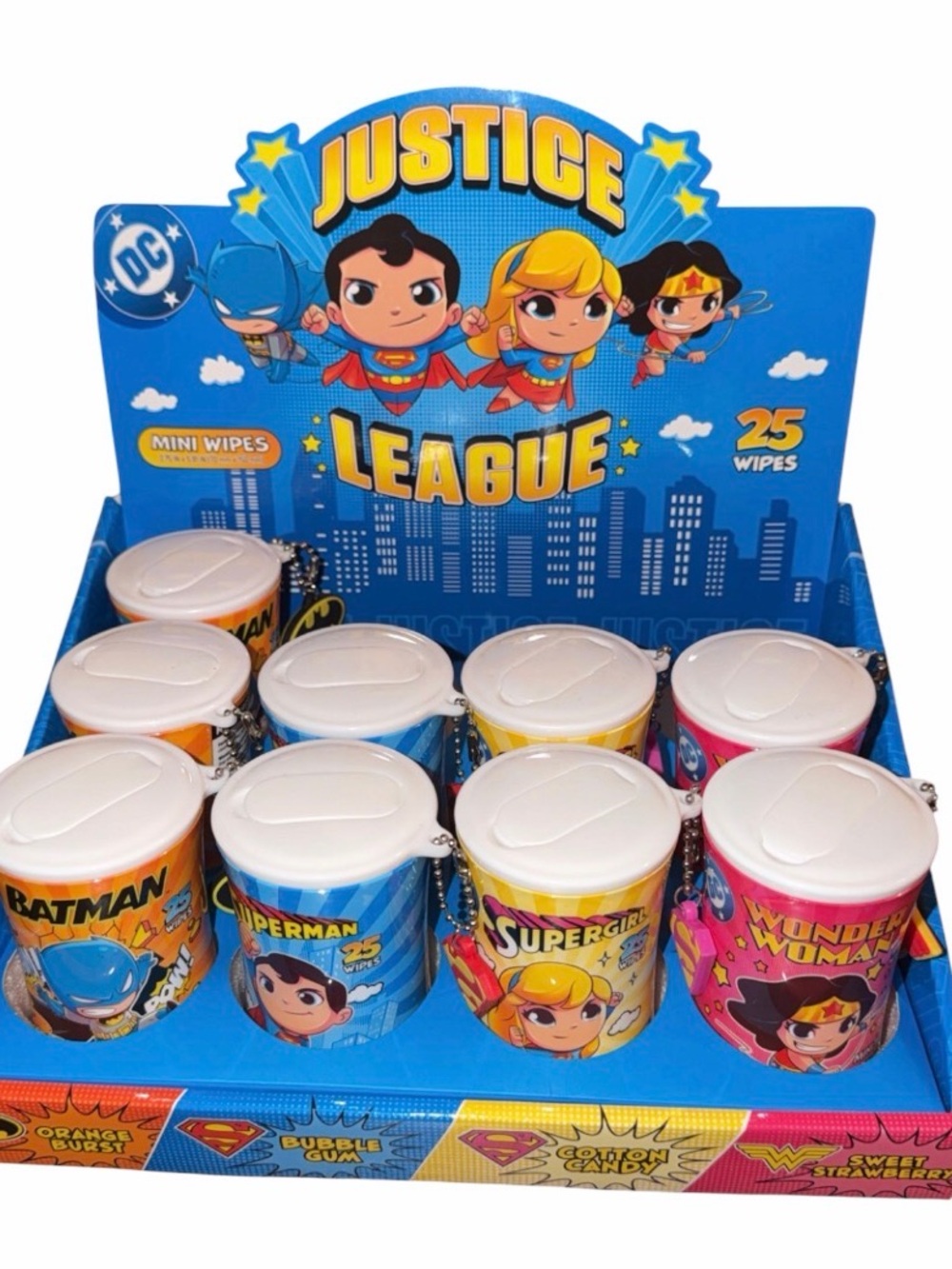 DC Comics Justice League Mini Wipes